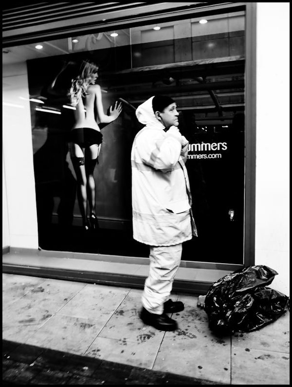 The Humble Worker and the Beautiful Model.jpg